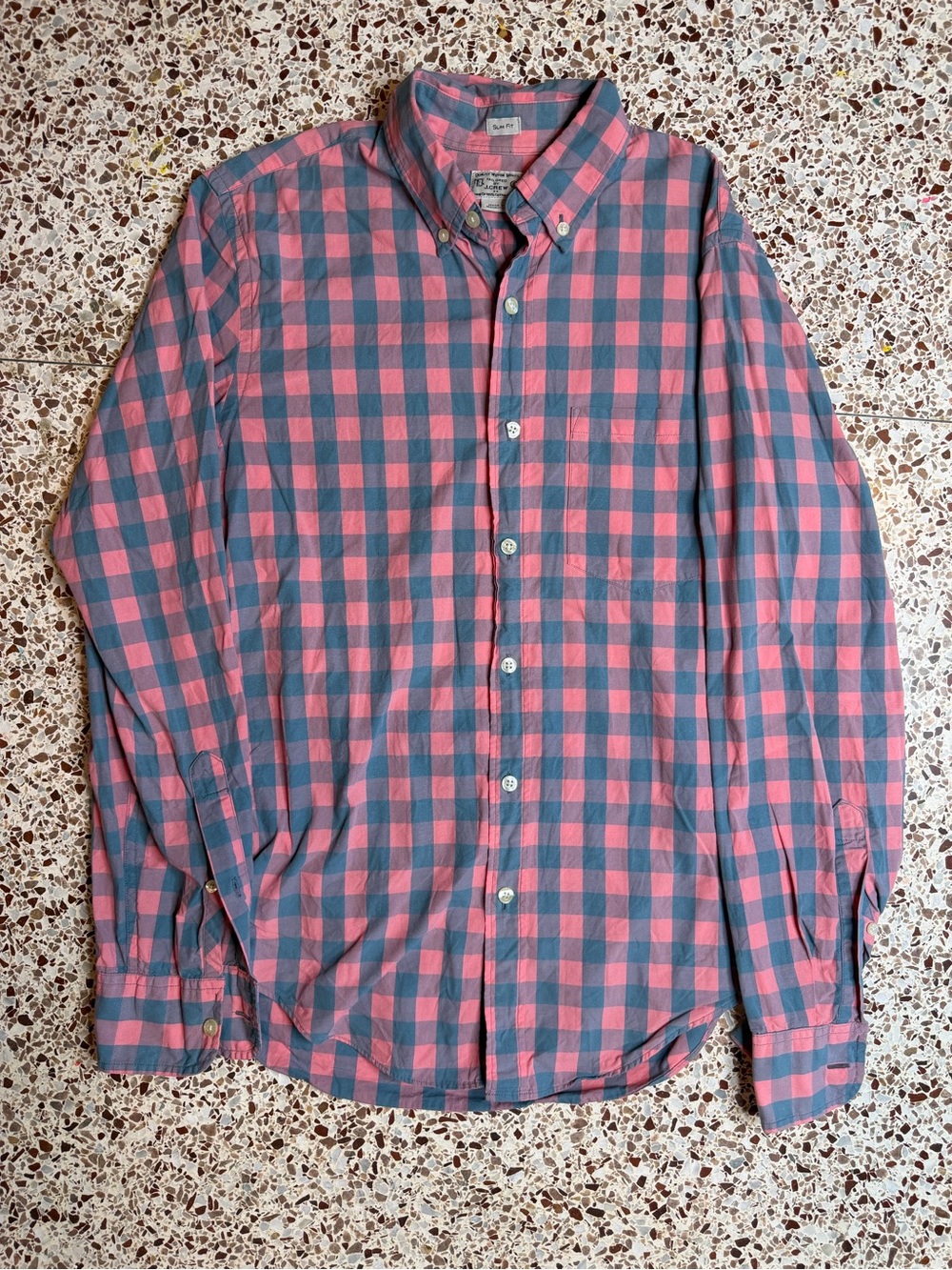 J. Crew Slim‎ Fit Men’s Plaid Button-Down Shirt S